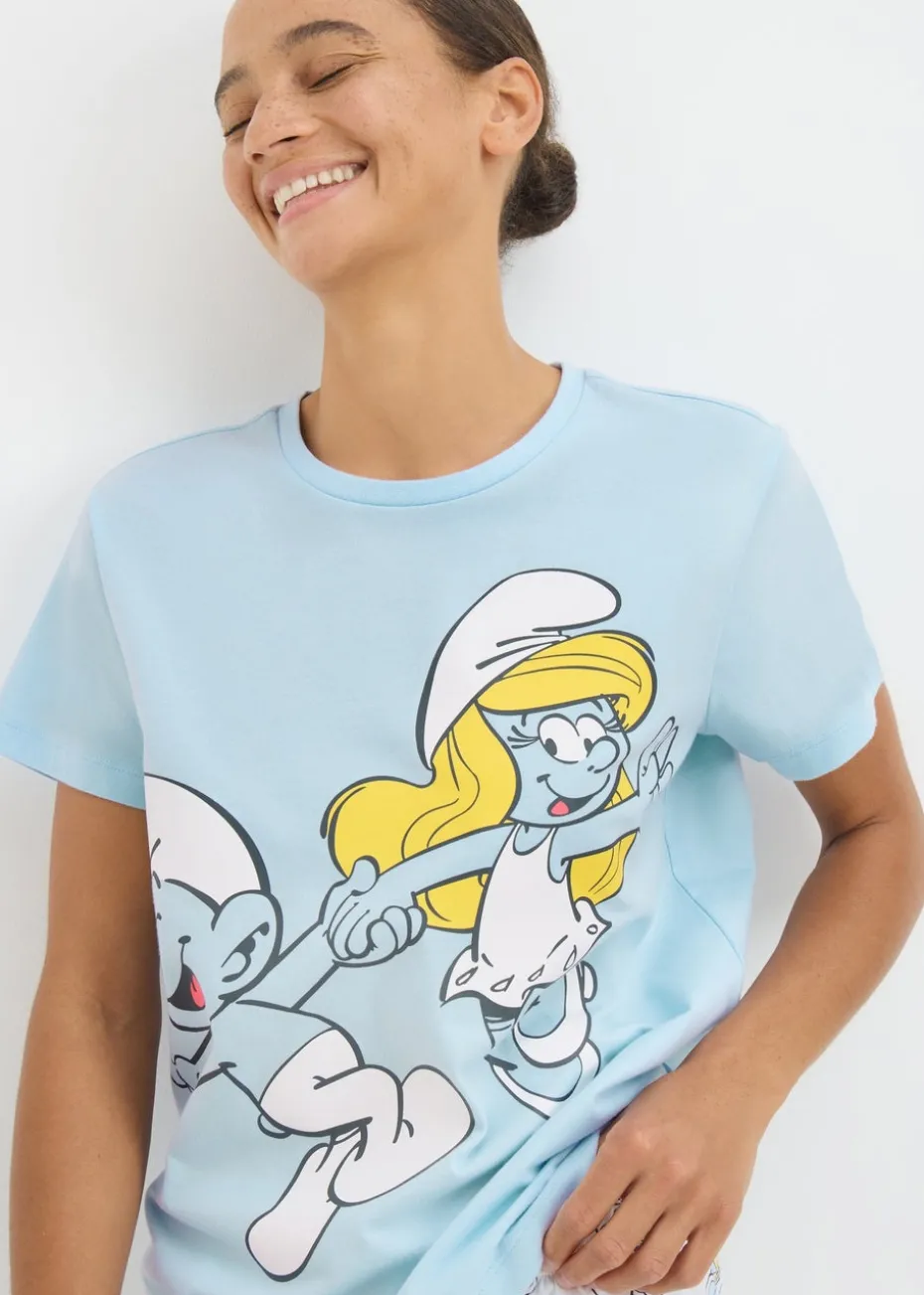 Smurfs Blue Short Pyjama Set