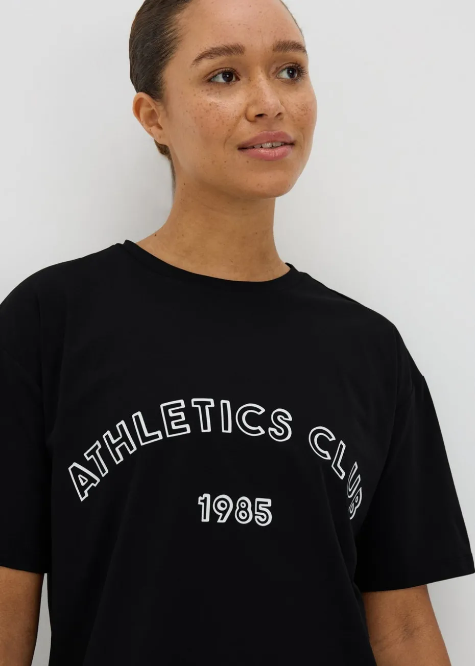 Souluxe Black Athletics Club T-Shirt