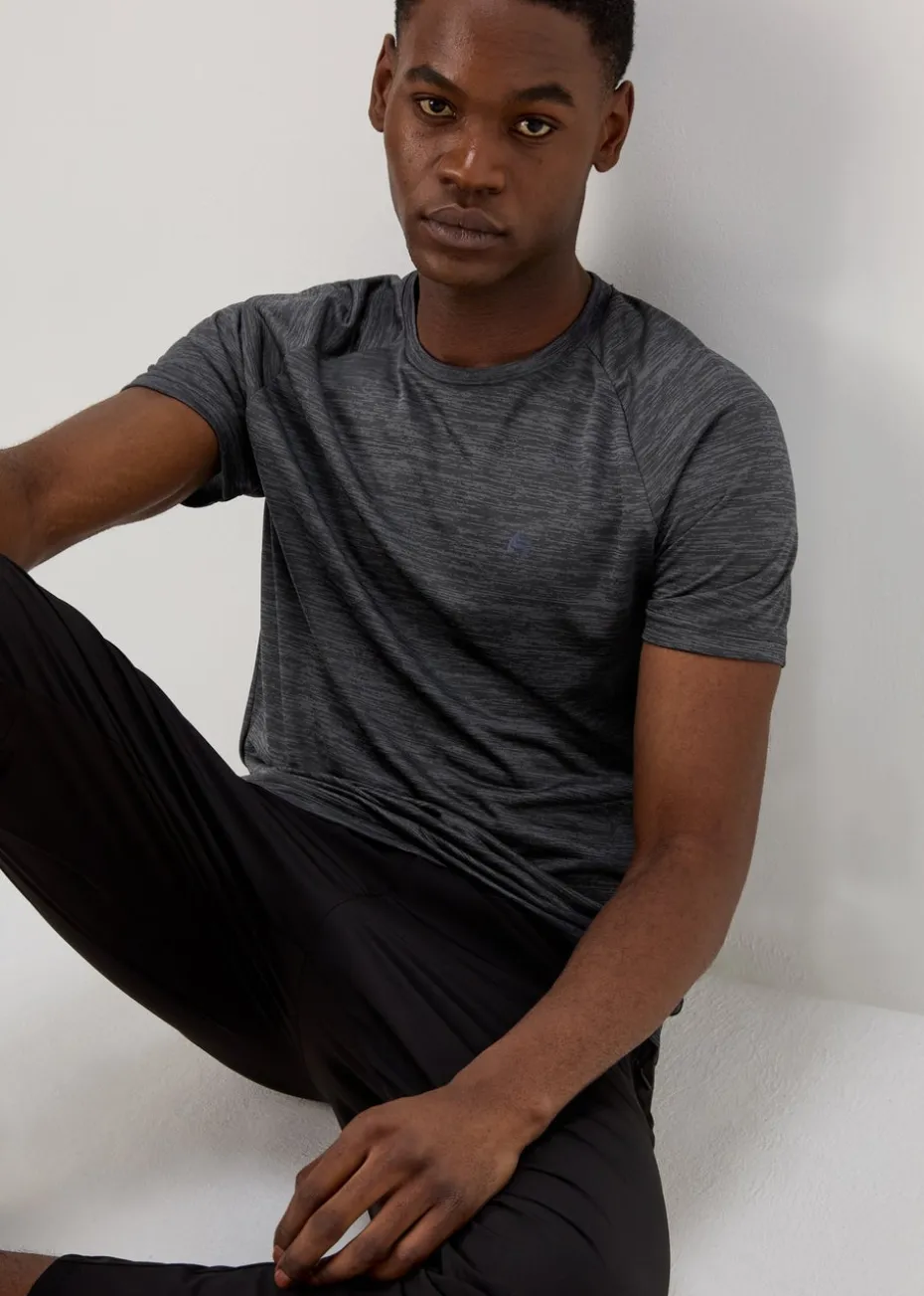 Souluxe Black Two-Tone T-Shirt