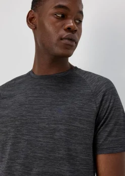 Souluxe Black Two-Tone T-Shirt