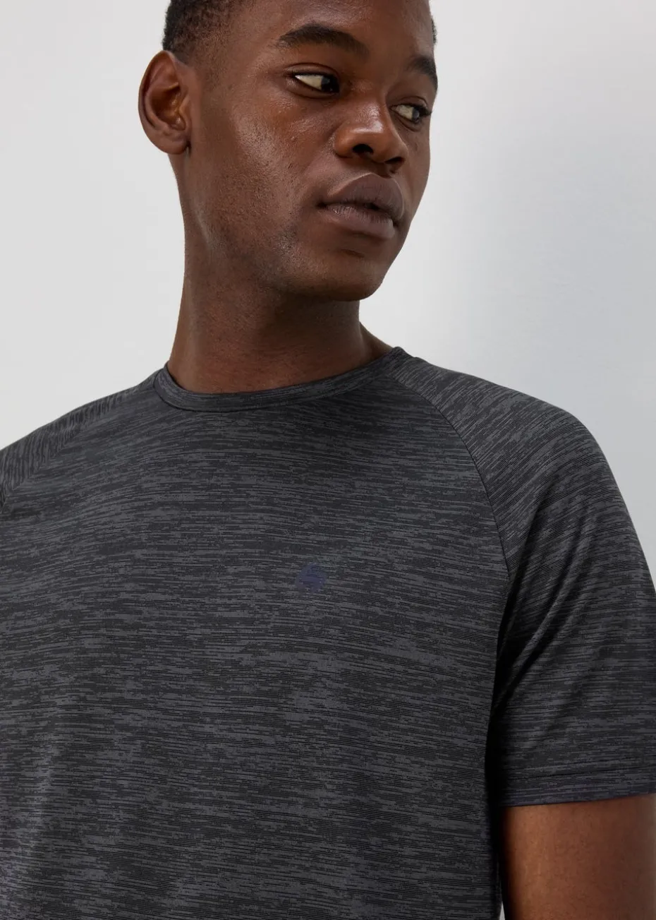 Souluxe Black Two-Tone T-Shirt