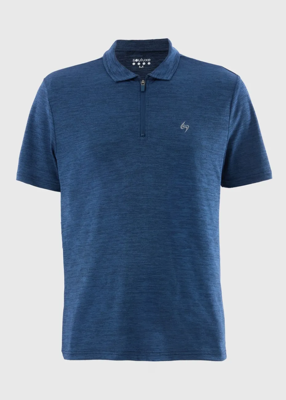 Souluxe Blue Golf Polo