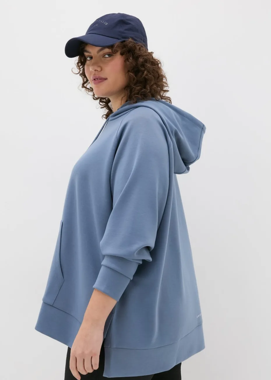 Souluxe Blue Longline Hoodie