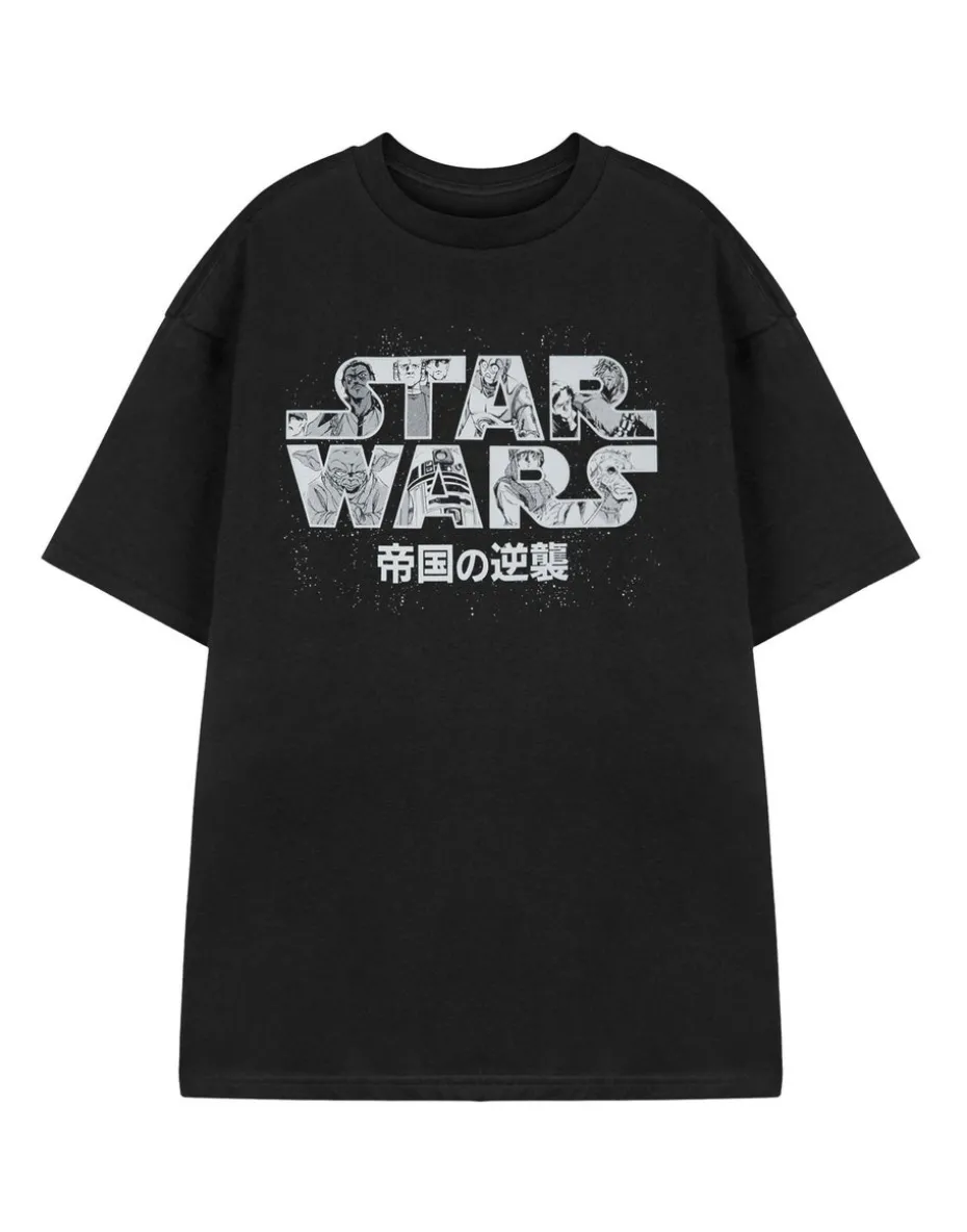 Star Wars Black Logo T Shirt