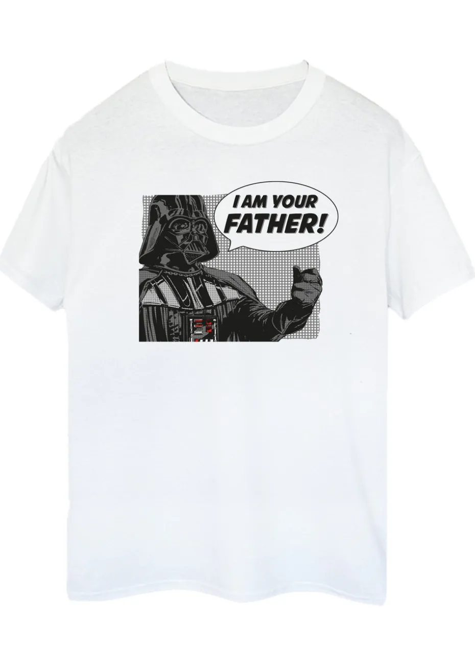 Star Wars White Darth Vader I Am Your Father Men T-Shirt