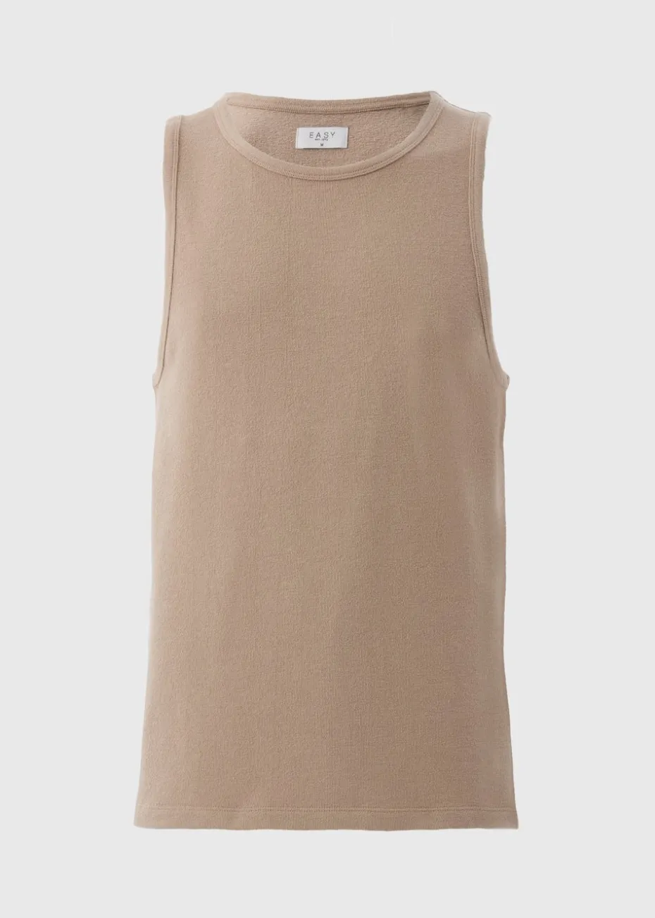 Stone Texture Plain Vest Top