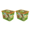 Stor Dinosaur Storage Boxes 23L - Set of 2