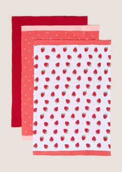 Strawberry Tea Towel Pack