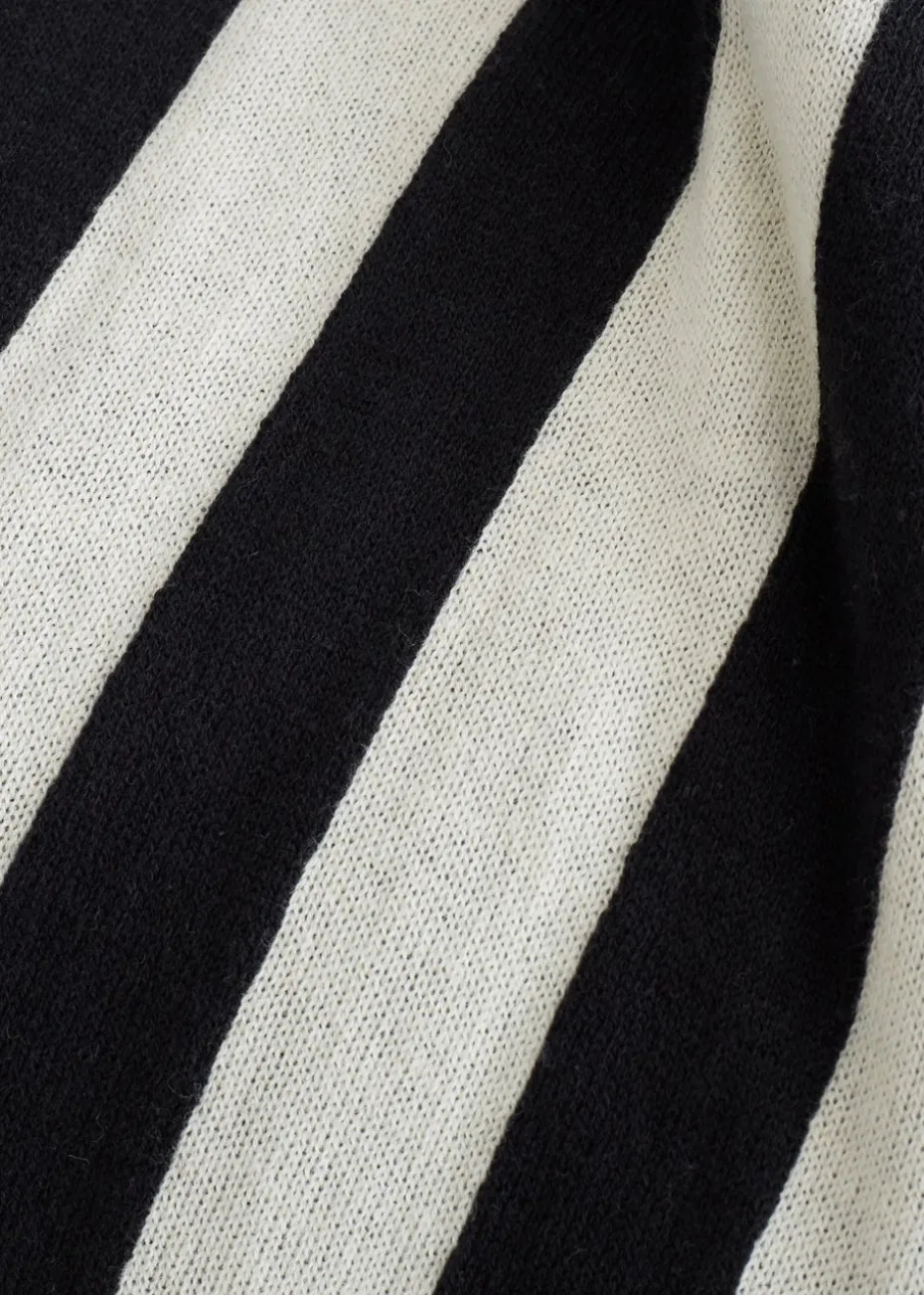 Style Sisters Knitted Stripe Cotton Throw (150x180cm)