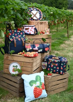 Summerhouse by Navigate Strawberries & Cream 4 Person Filled Picnic Backpack