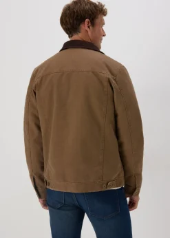 Tan Cord Canvas Jacket