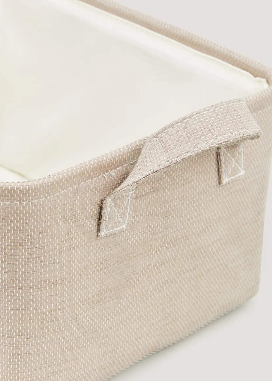 Taupe Soft Storage Basket