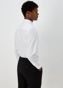 Taylor & Wright 3 Pack White Easy Care Slim Fit Shirts