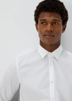 Taylor & Wright 3 Pack White Easy Care Slim Fit Shirts