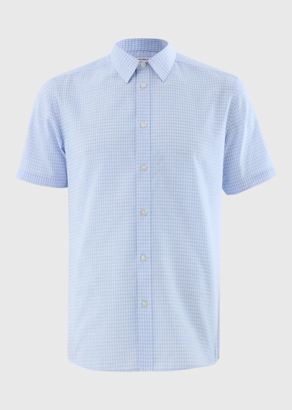 Taylor & Wright Blue Check Sleeve Shirt