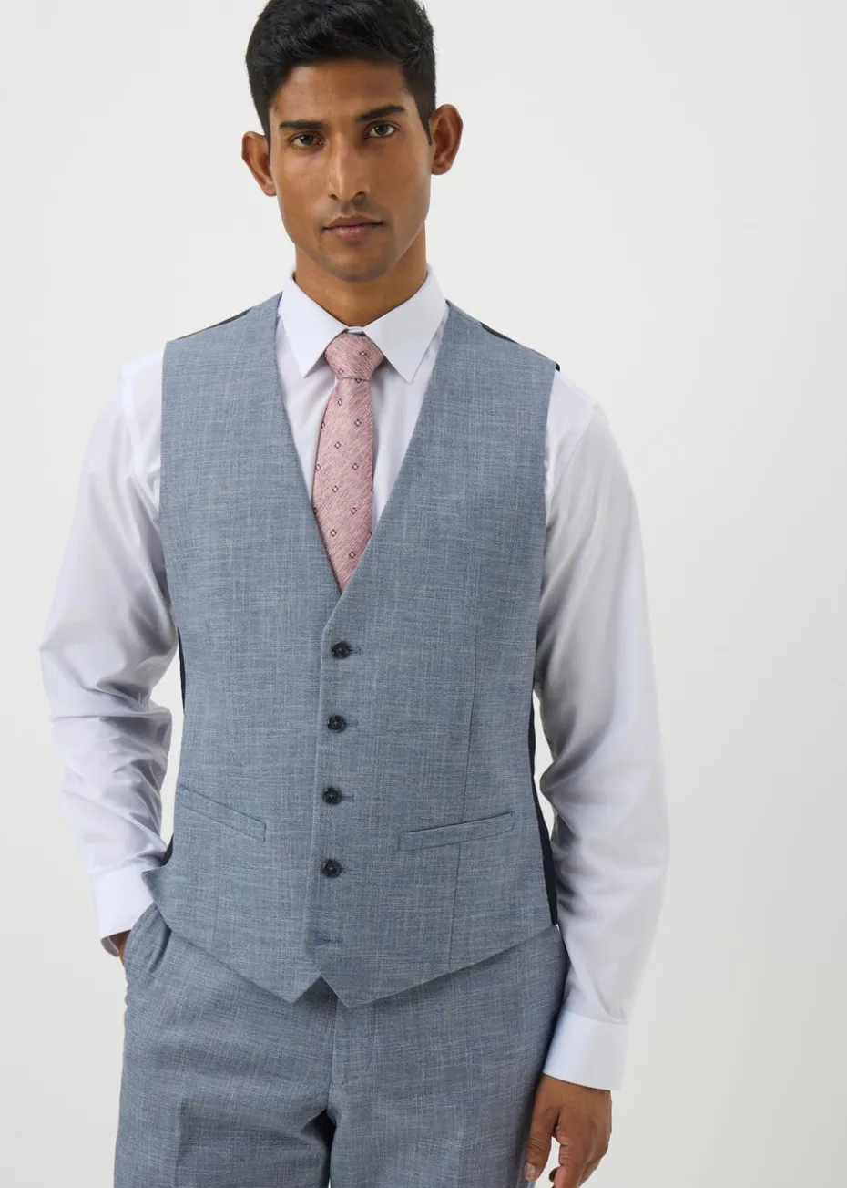 Taylor & Wright Cannes Blue Waistcoat