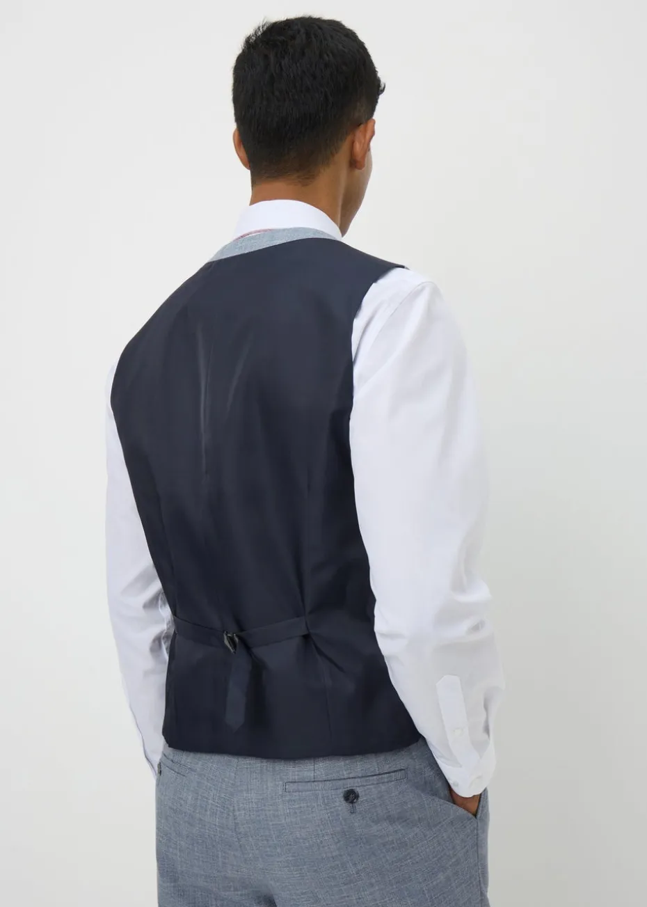 Taylor & Wright Cannes Blue Waistcoat