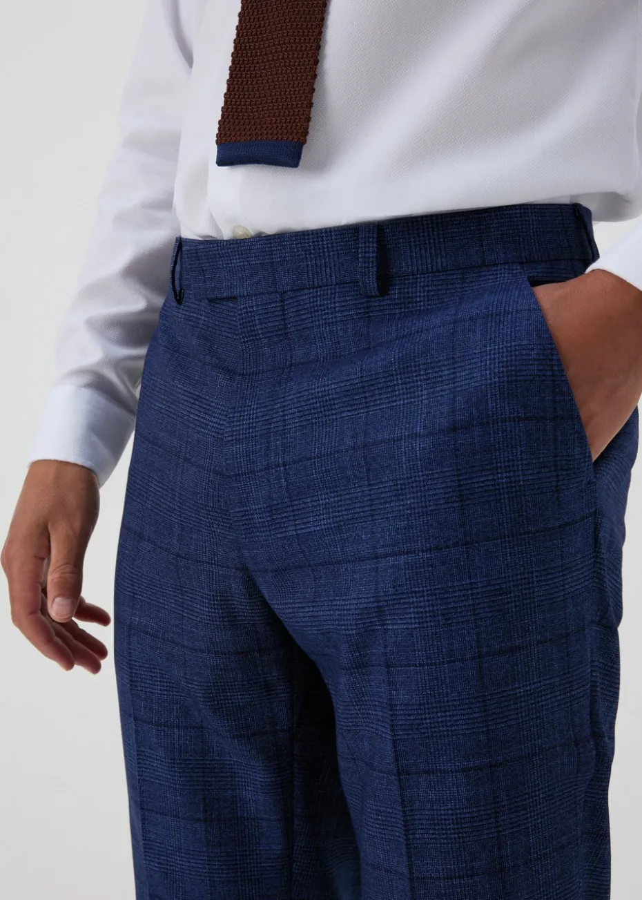 Taylor & Wright Chatsworth Navy Slim Fit Trousers