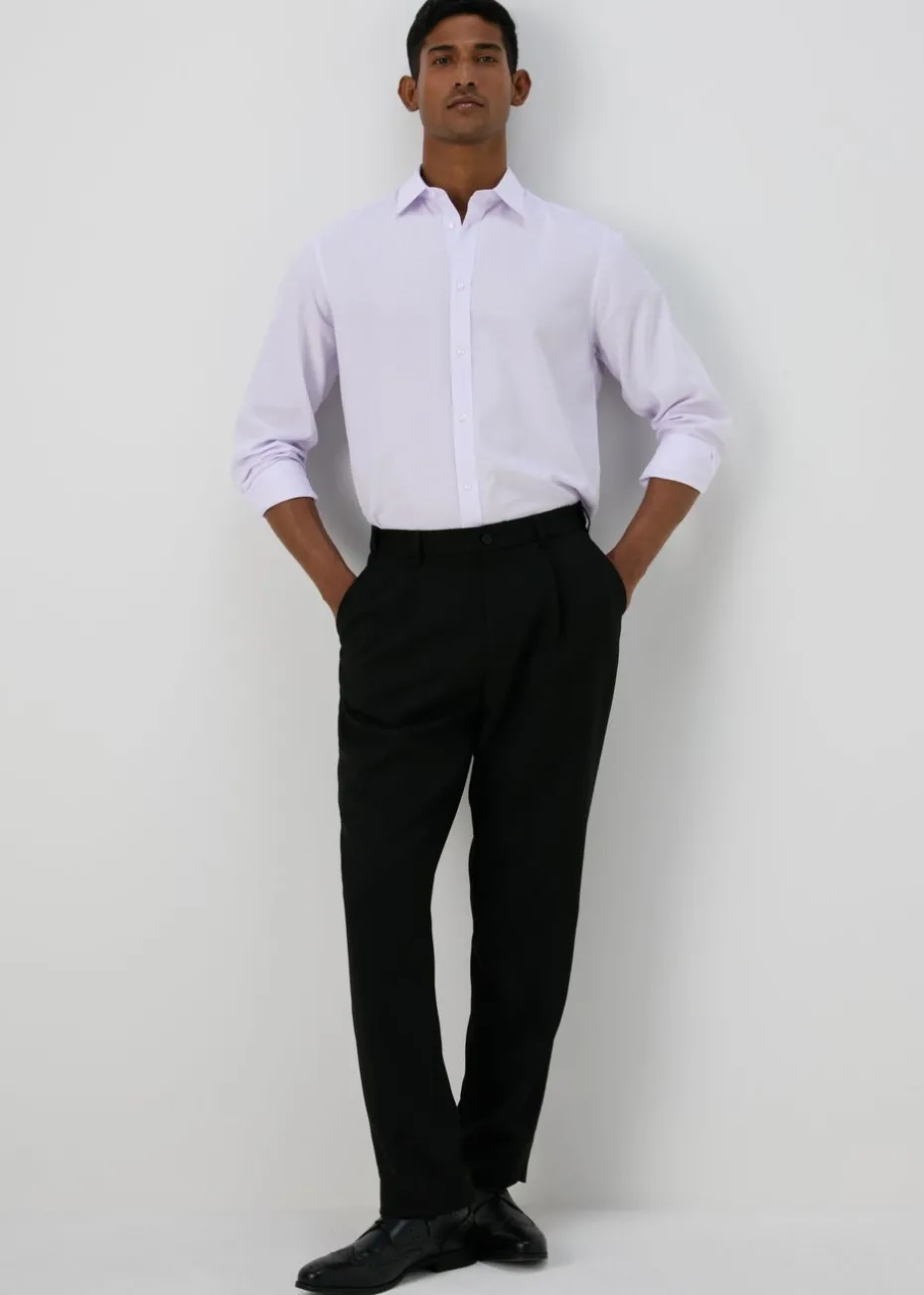 Taylor & Wright Lilac Check Regular Fit Shirt