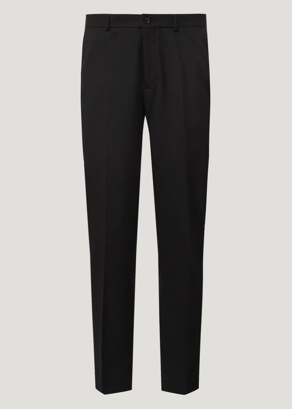 Taylor & Wright Panama Black Tailored Fit Suit Trousers