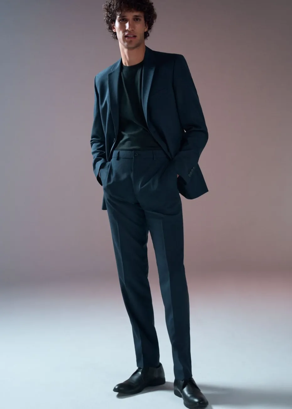 Taylor & Wright Panama Navy Slim Fit Suit Jacket