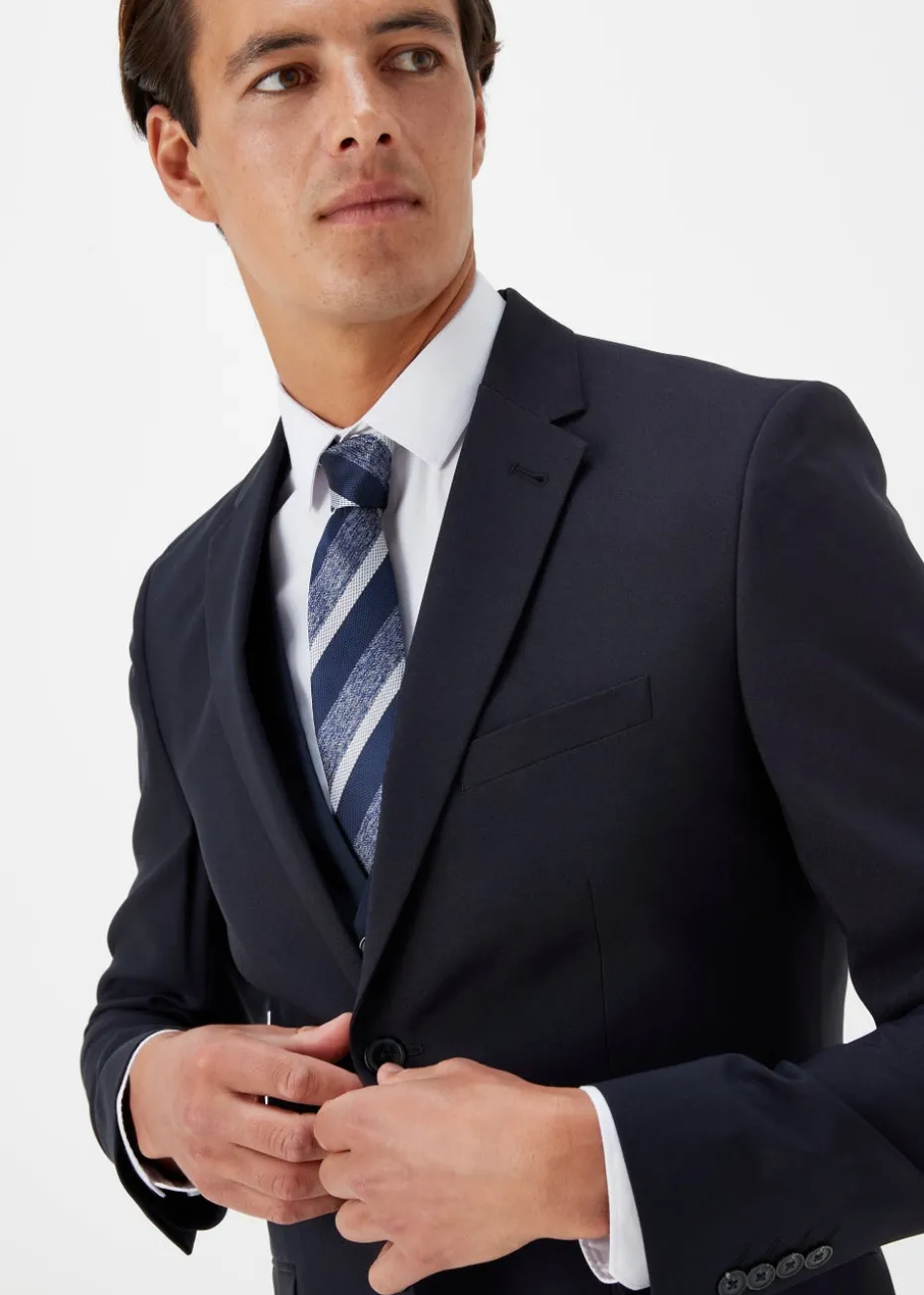 Taylor & Wright Panama Navy Slim Fit Suit Jacket