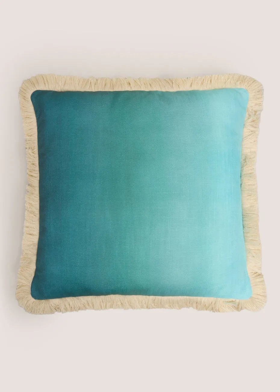 Teal Tie dye Cushion