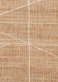 Think Rugs Bazaar Natural Natural Rectangle Rug