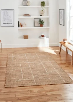 Think Rugs Bazaar Natural Natural Rectangle Rug