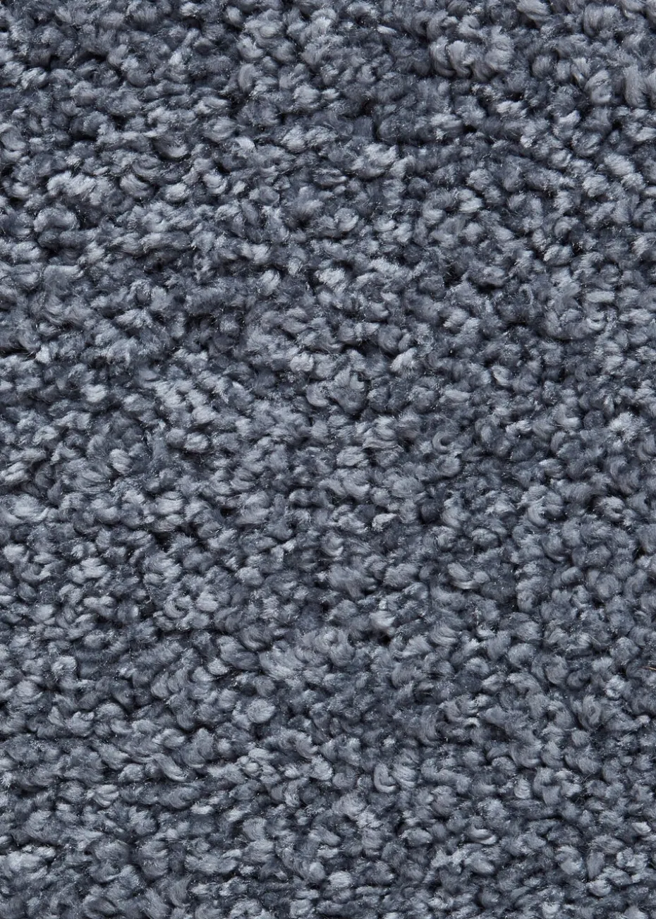 Think Rugs Sierra Slate Grey Plain Shaggy Rectangle Rug