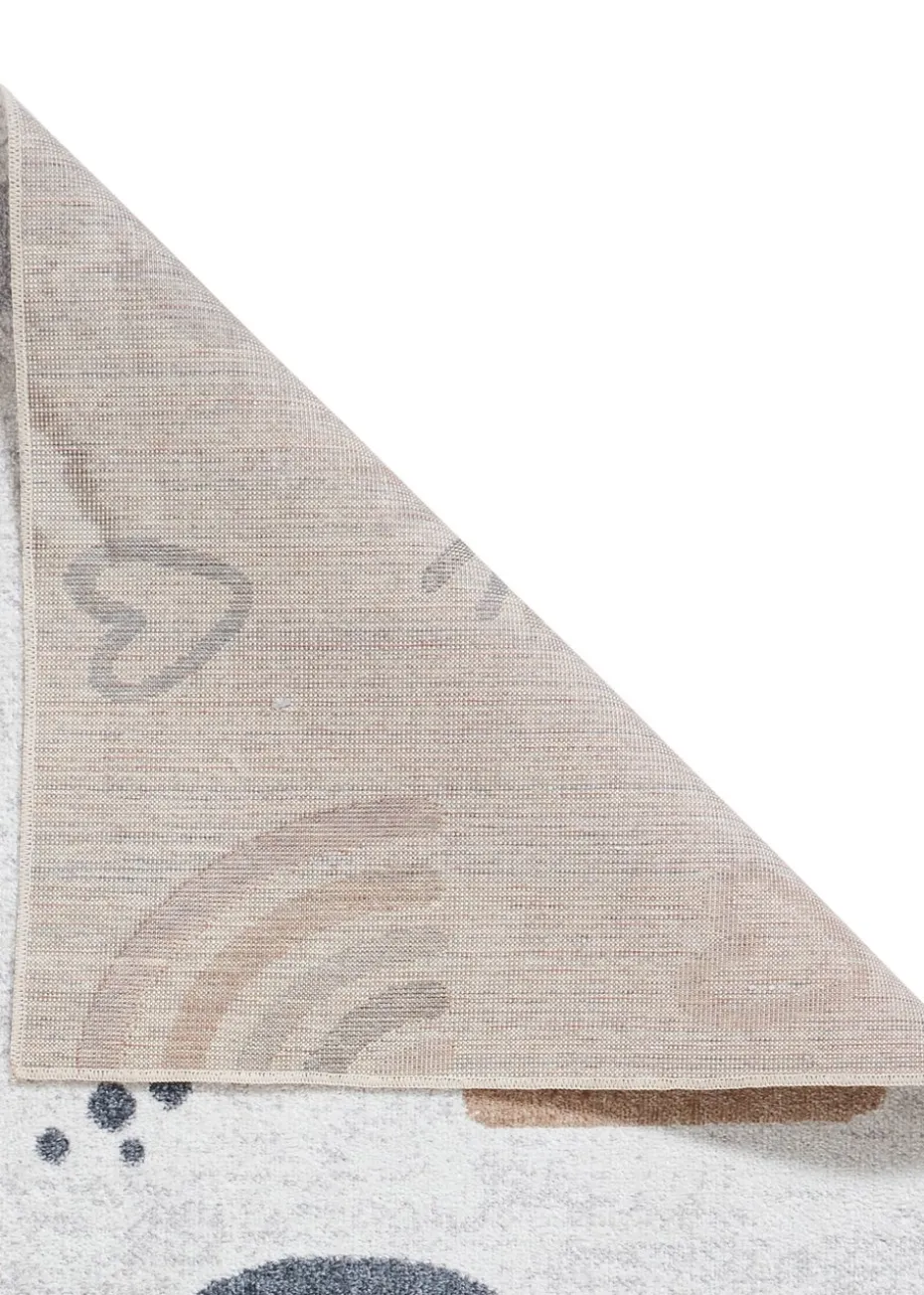 Think Rugs Vida Kids Rainbow Sun Washable Rug