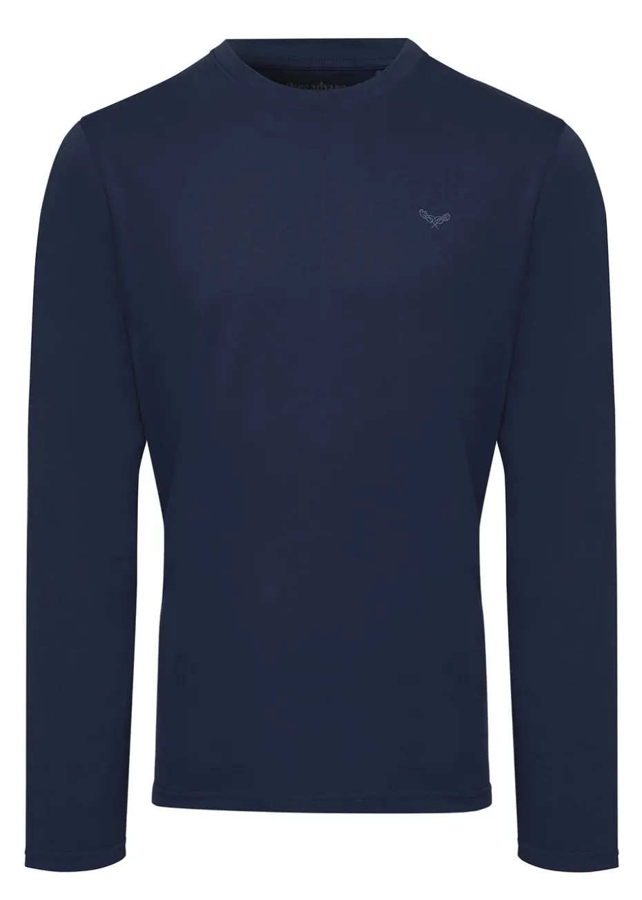 Threadbare Blue 5-Pack Assorted Long Sleeve Cotton T Shirts