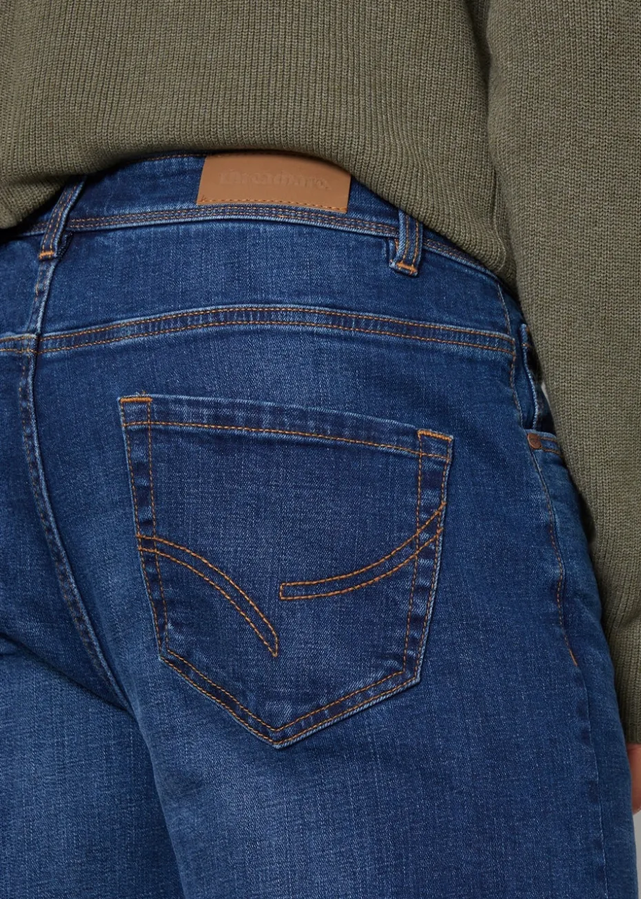 Threadbare Blue Straight Fit Jeans With Stretch
