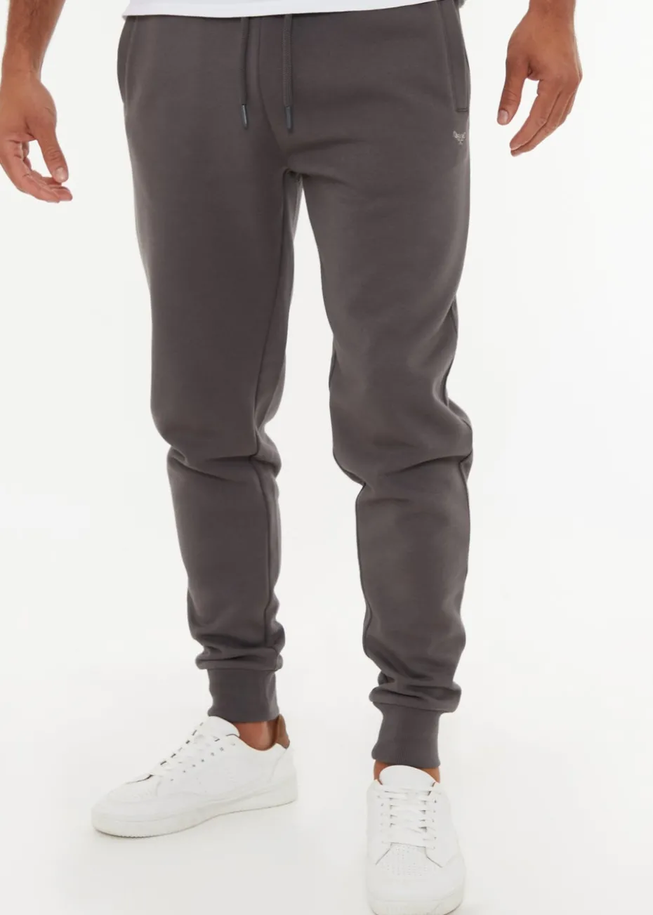 Threadbare Dark Grey Cotton Blend Joggers