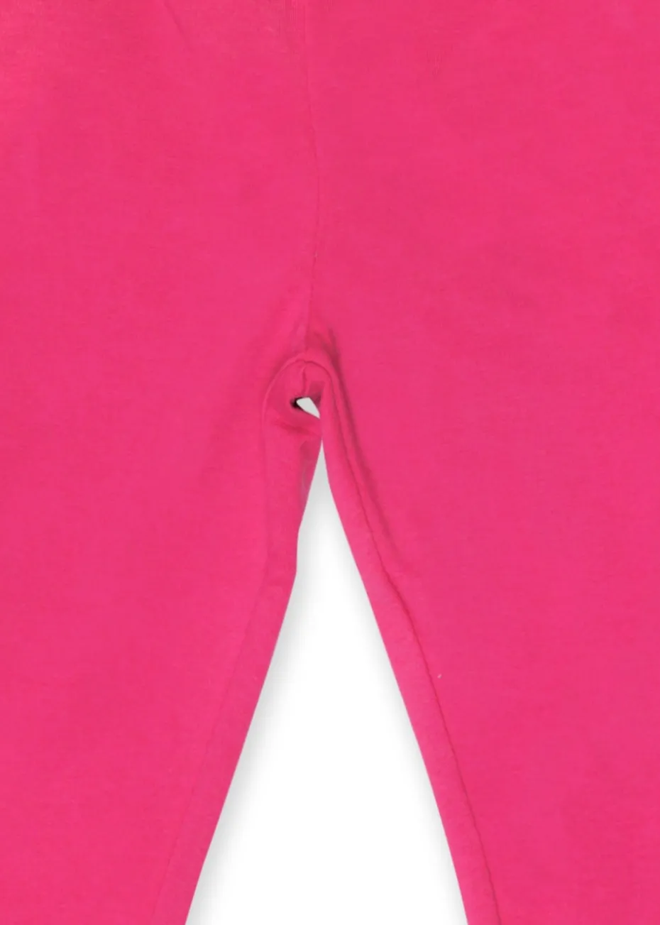 Toby Tiger Organic Pink Basic Leggings (6 months - 8 years)