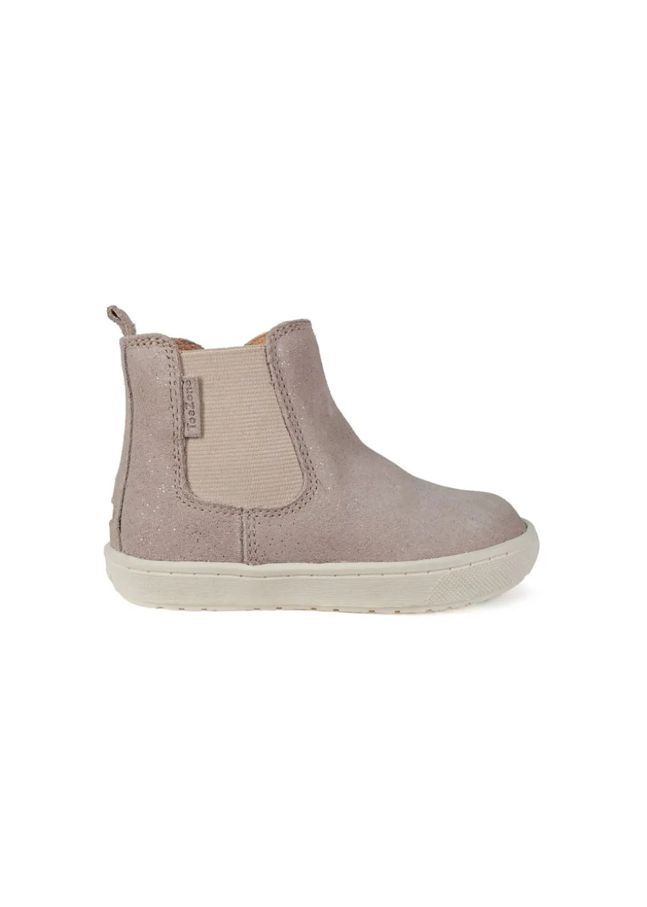 ToeZone Girls Pink Alma Suede Gusset Boot (Younger 4 - Younger 10)
