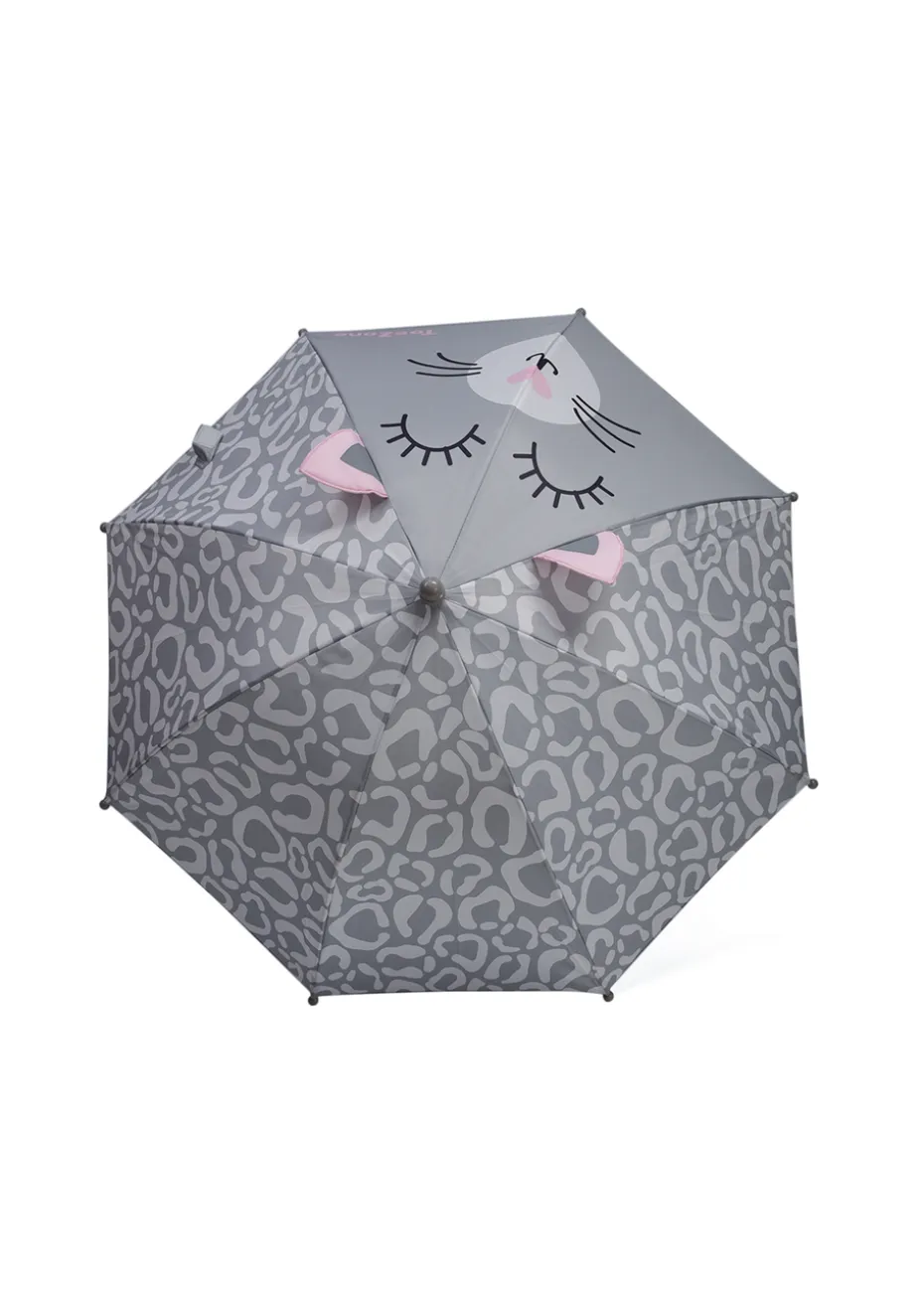 ToeZone Grey Cat Themed Umbrella