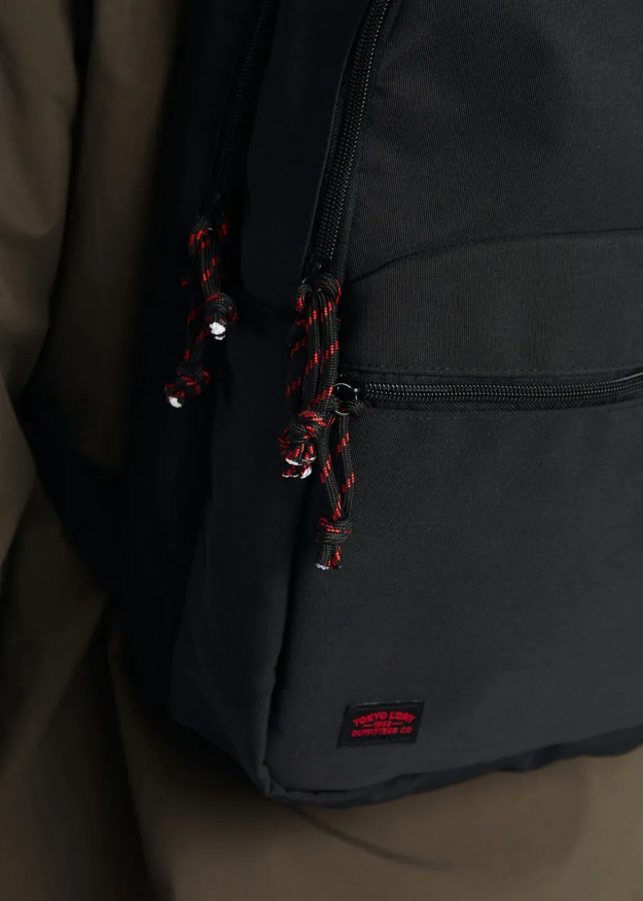 Tokyo Laundry Black Multi Compartment Backpack