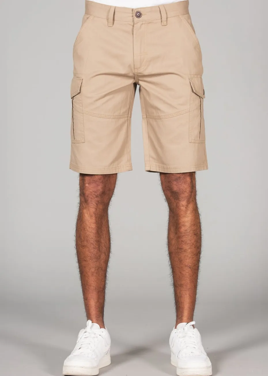 Tokyo Laundry Stone Cotton Cargo Shorts