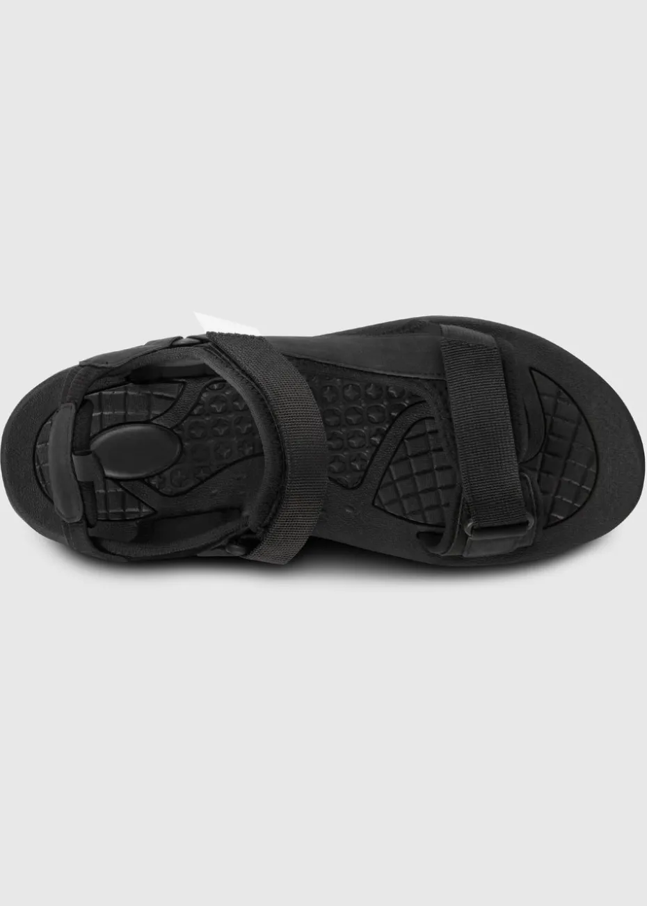 Totes Black Walking Sandal