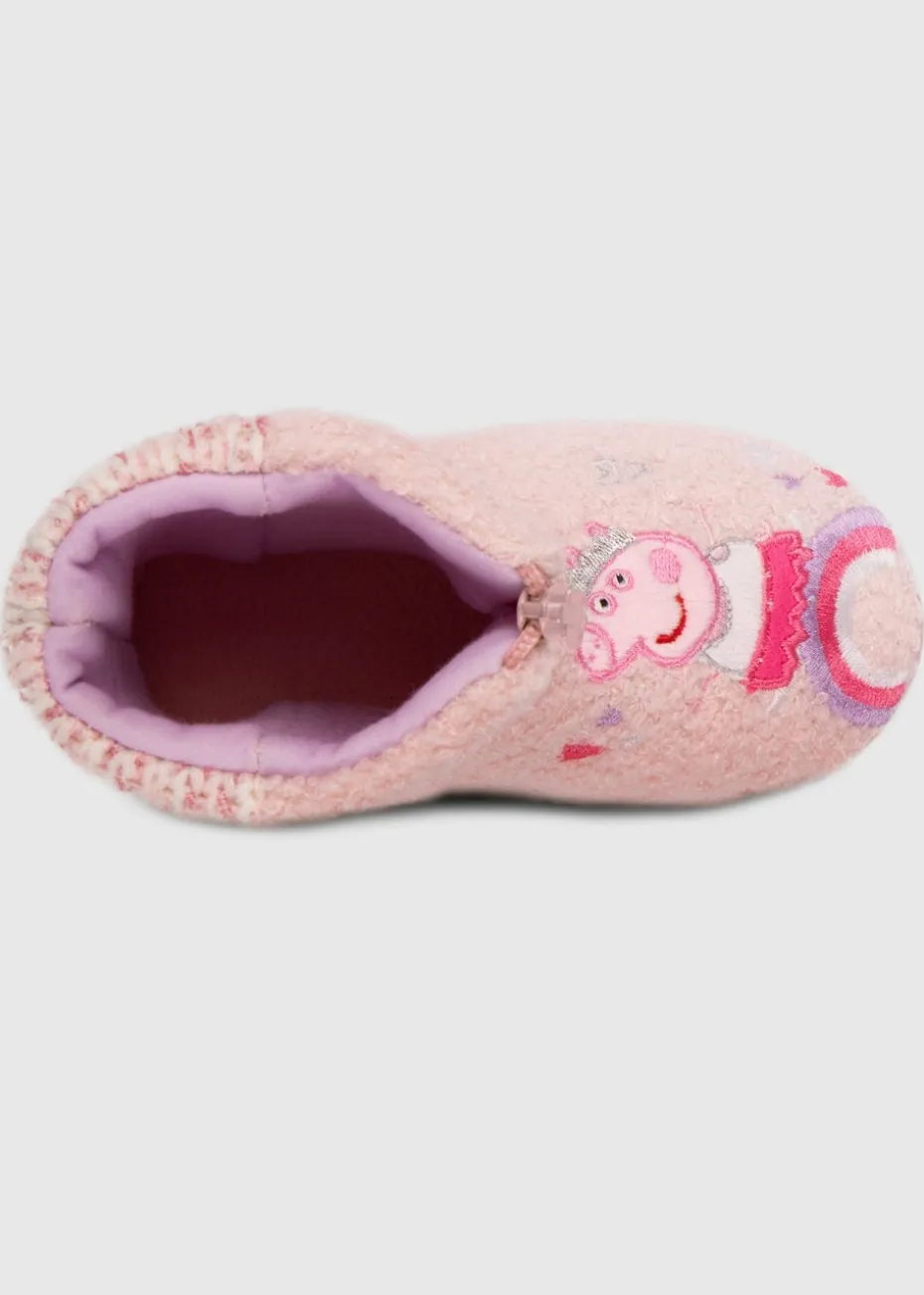 Totes Kids Peppa Pig Bootie Slippers
