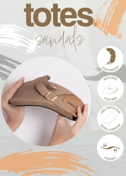 Totes Taupe PU Clog