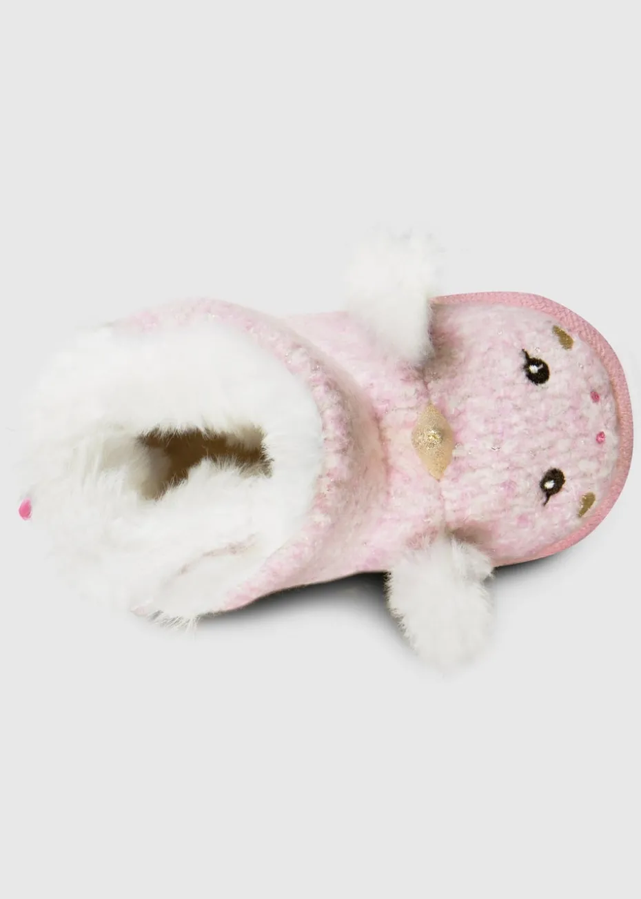 Totes Toasties Pink Toddler Booties