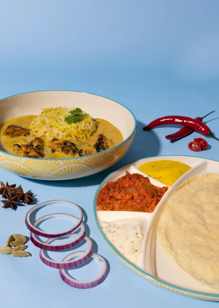 Typhoon World Foods Multi-Cuisine Bowl & Divider Plate