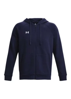 Under Armour Pastel Blue Rival Fleece Full Zip Hoodie