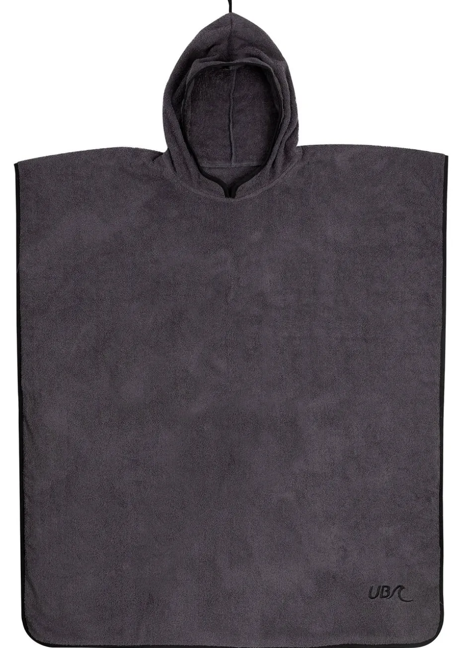 Urban Beach Grey Adult Cotton Poncho