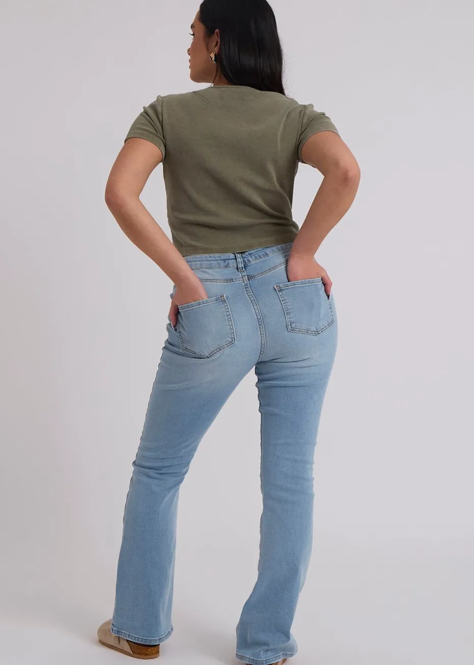 Urban Bliss Light Blue Bootcut Jean