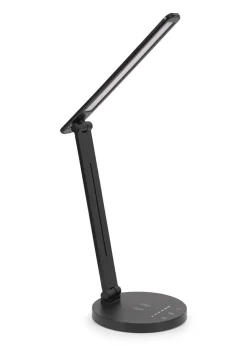 ValueLights Kiko Adjustable Dimmable Matte Black Table Lamp Integrated LED (33cm x 15.5cm x 15.5cm)