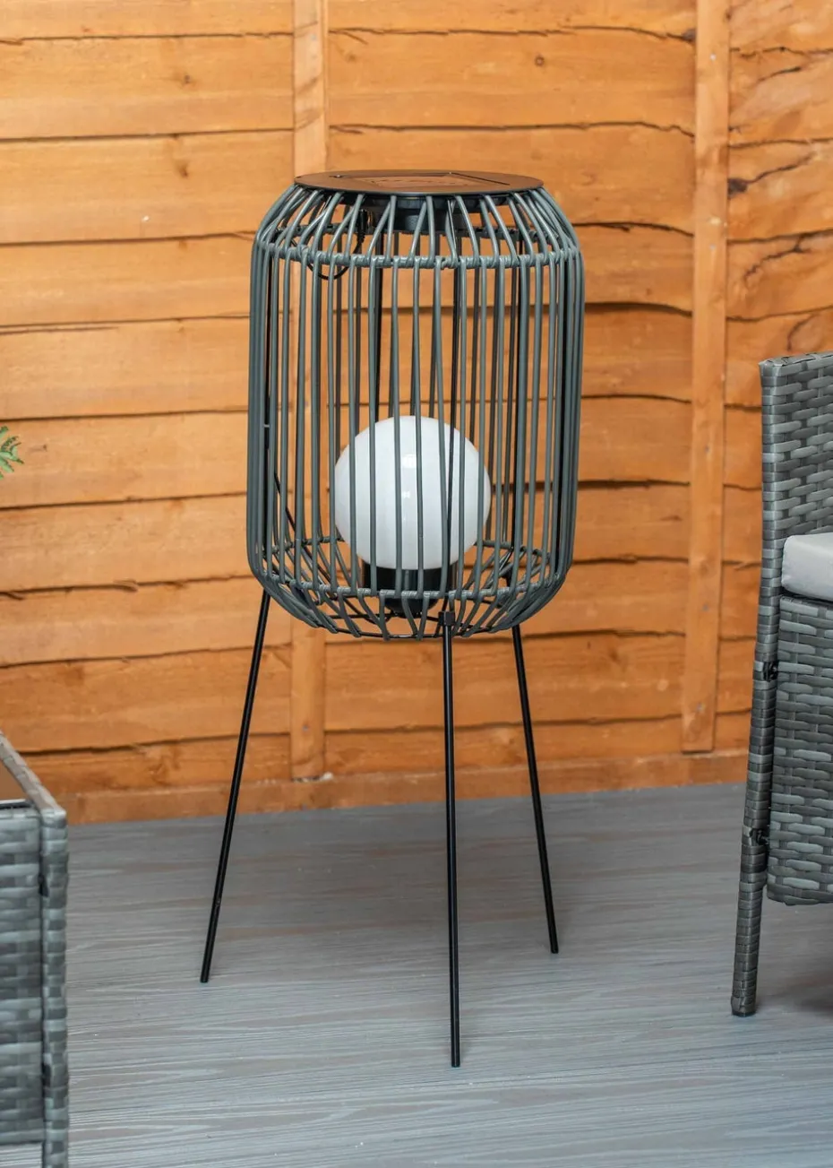 ValueLights Solar Tripod Lantern With Integrated Globe LED's (77cm x 29cm x 29cm)