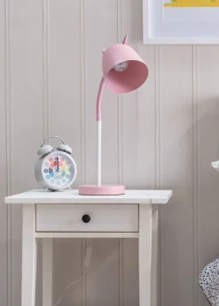 ValueLights Unicorn Painted Pink Table Lamp